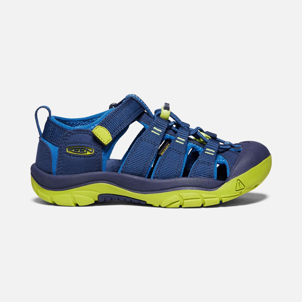 Sandales Keen Enfant Bleu/Vert | Newport H2 | VTPLE-8371